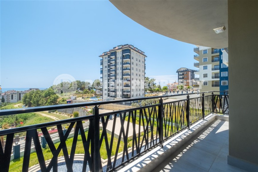 Apartments from the owner in a complex under construction in the Avsallar area, a large area of the complex and sea views-id-1467-photo-9