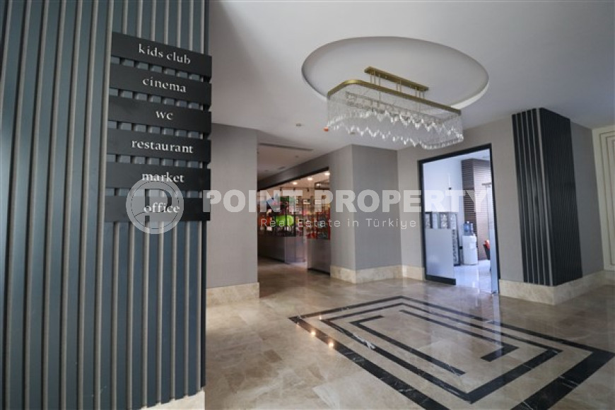 Стильная квартира 1+1, 55м², с видом на горы Торос в новом элитном комплексе в Махмутларе, Алания-id-1649-фото-19