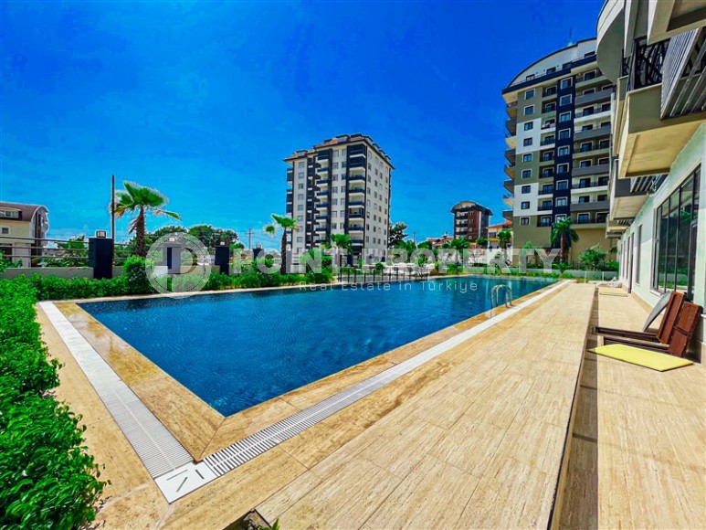 Apartments from the owner in a complex under construction in the Avsallar area, a large area of the complex and sea views-id-1467-photo-17