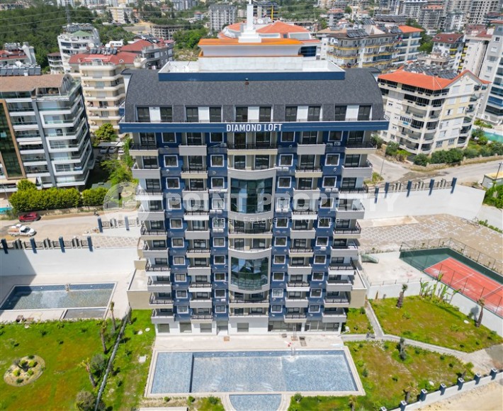 Apartments from the owner in a complex under construction in the Avsallar area, a large area of the complex and sea views-id-1467-photo-24