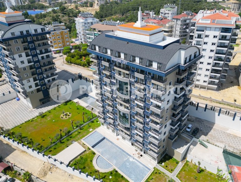 Apartments from the owner in a complex under construction in the Avsallar area, a large area of the complex and sea views-id-1467-photo-25