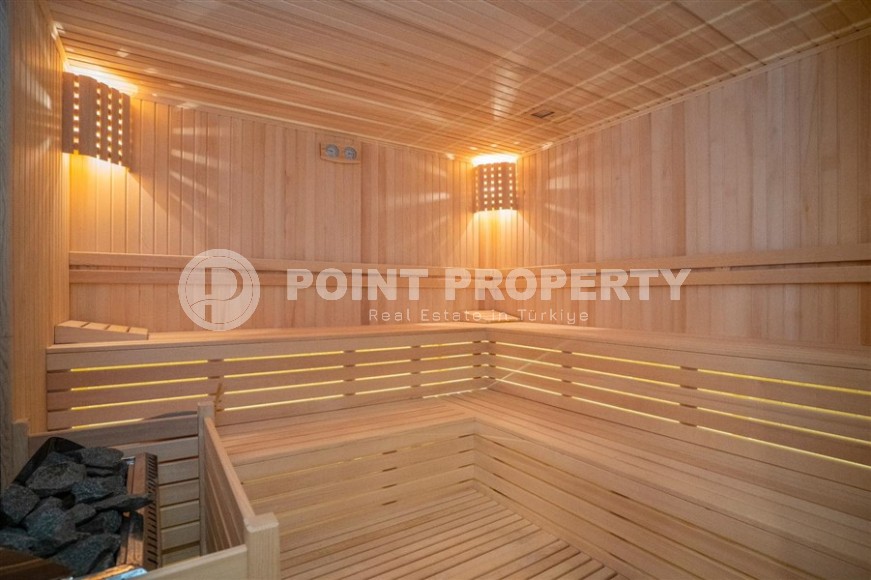 Квартира с одной спальней,50м², в комплексе премиум класса в 500м от моря в районе Кестель, Алания-id-1625-фото-18