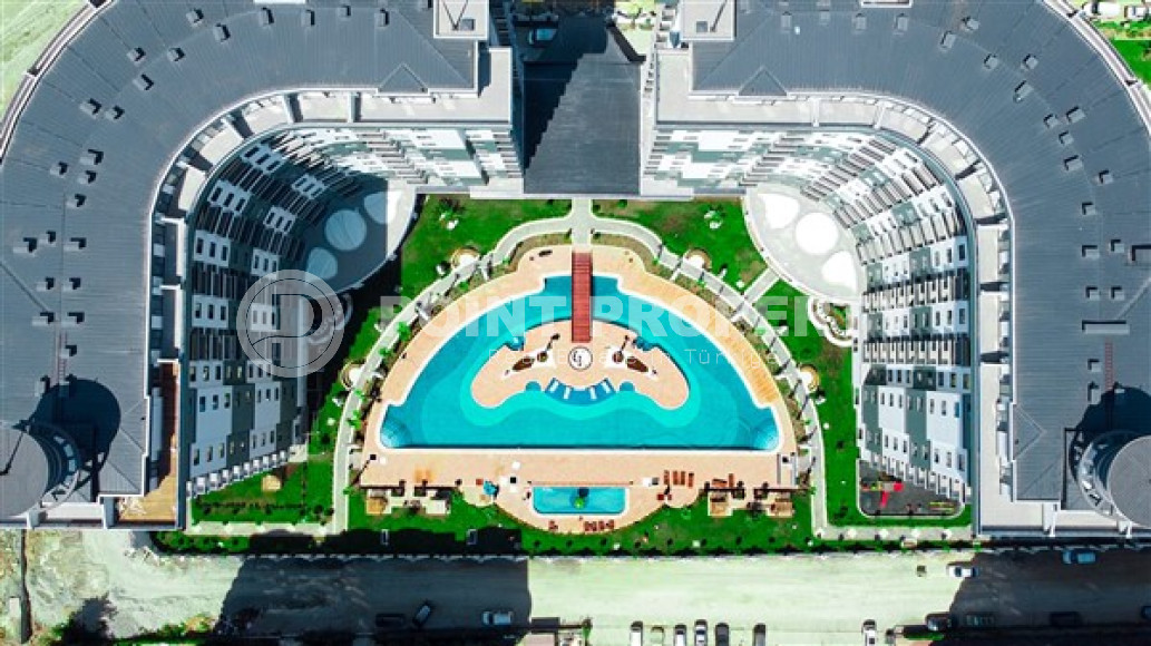 Стильная квартира 1+1, 55м², с видом на горы Торос в новом элитном комплексе в Махмутларе, Алания-id-1649-фото-32