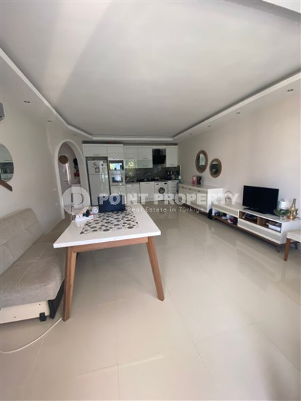 Меблированная двухкомнатная квартира, 85м², в 800м от моря в районе Алании Тосмур-id-1650-фото-3