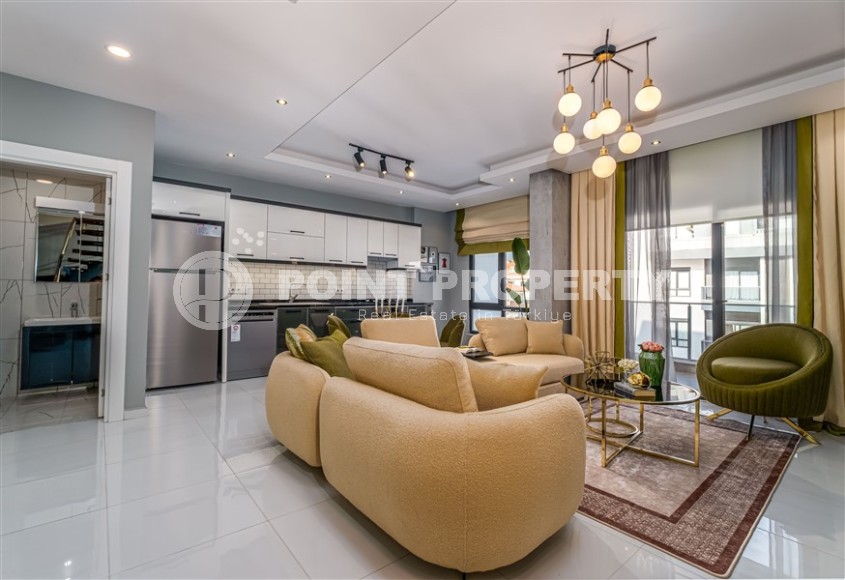 Меблированный пентхаус в районе Оба в элитном проекте-id-8284-фото-2