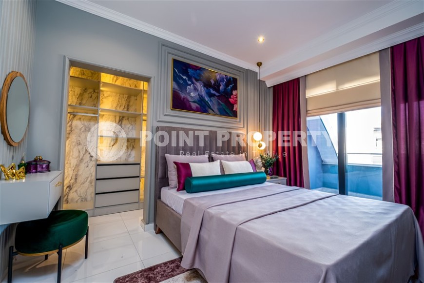 Меблированный пентхаус в районе Оба в элитном проекте-id-8284-фото-9