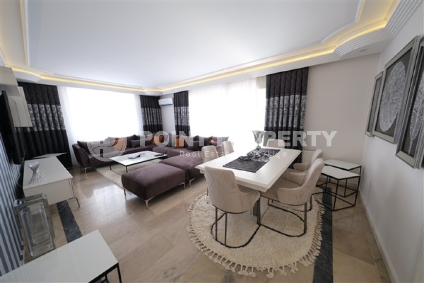 Ready to move in, 2+1 apartment, 125m² with designer interior with sea views in Mahmutlar, Alanya-id-1653-photo-12