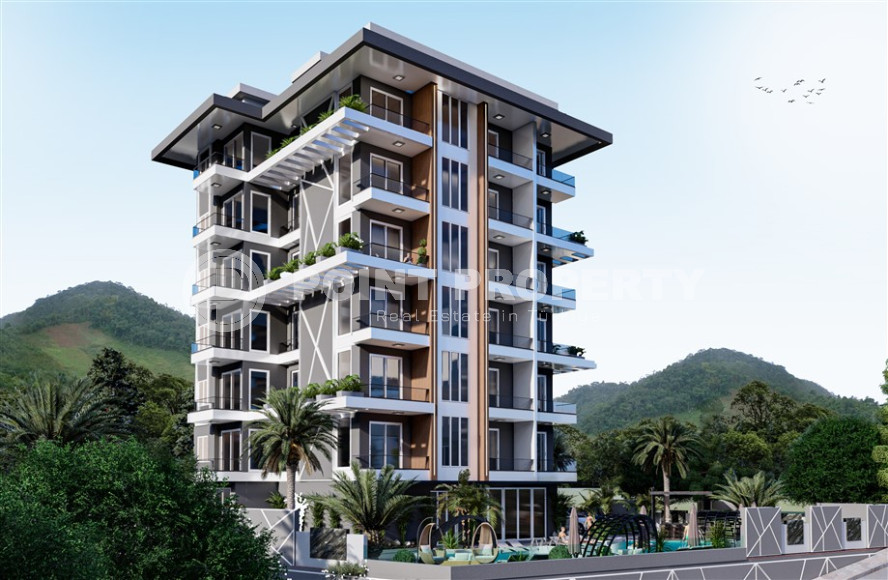 Квартиры на продажу в жилом комплексе на этапе строительства в районе Махмутлар, в 2500 метрах от моря. Беспроцентная рассрочка. 47- 100 м2.-id-1092-фото-15