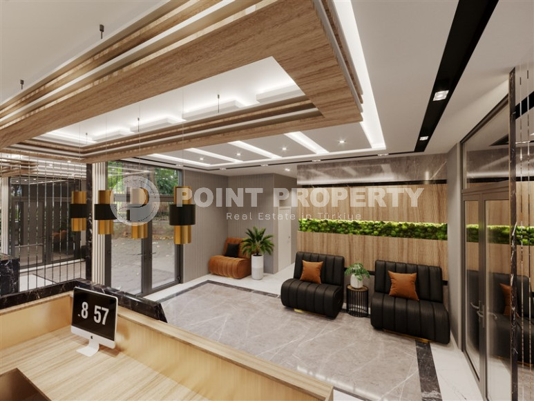 Квартиры на продажу в жилом комплексе на этапе строительства в районе Махмутлар, в 2500 метрах от моря. Беспроцентная рассрочка. 47- 100 м2.-id-1092-фото-17