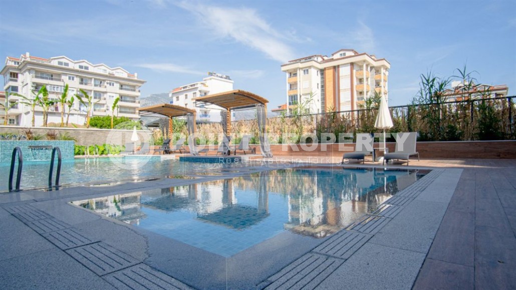 Двухуровневая квартира 2+1 с шикарным собственным садом в 100 м от Средиземного моря!-id-8310-фото-22