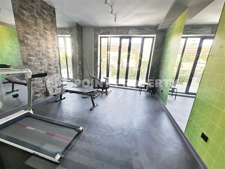 Двухуровневая квартира 2+1 с шикарным собственным садом в 100 м от Средиземного моря!-id-8310-фото-23