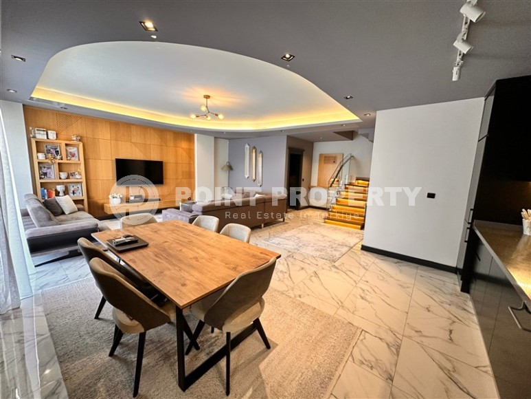 Двухуровневая квартира 2+1 с шикарным собственным садом в 100 м от Средиземного моря!-id-8310-фото-9