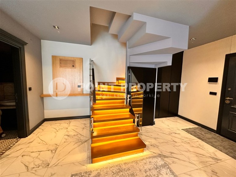 Двухуровневая квартира 2+1 с шикарным собственным садом в 100 м от Средиземного моря!-id-8310-фото-10