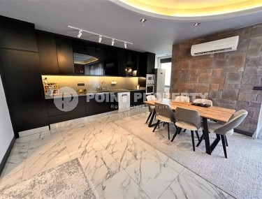 Двухуровневая квартира 2+1 с шикарным собственным садом в 100 м от Средиземного моря!-id-8310-фото-4