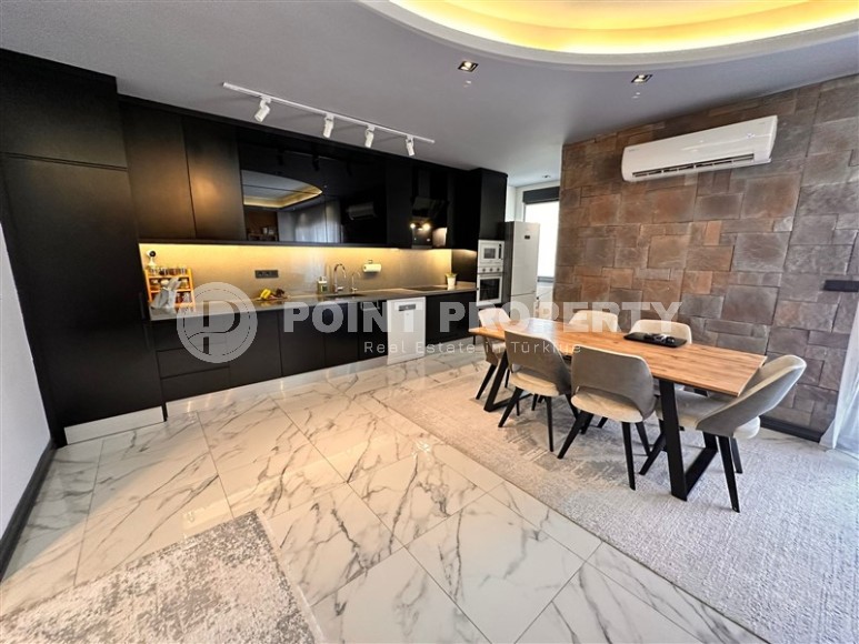 Двухуровневая квартира 2+1 с шикарным собственным садом в 100 м от Средиземного моря!-id-8310-фото-4