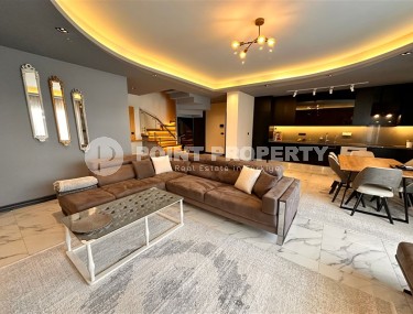 Двухуровневая квартира 2+1 с шикарным собственным садом в 100 м от Средиземного моря!-id-8310-фото-5