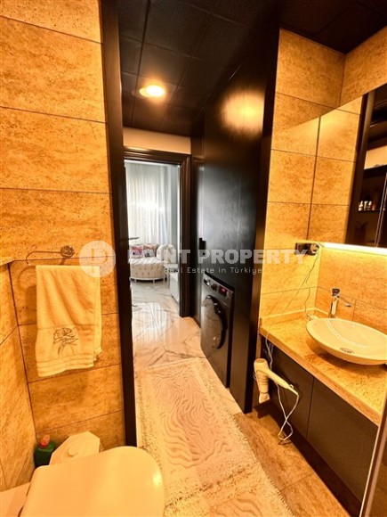 Двухуровневая квартира 2+1 с шикарным собственным садом в 100 м от Средиземного моря!-id-8310-фото-16