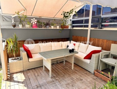 Двухуровневая квартира 2+1 с шикарным собственным садом в 100 м от Средиземного моря!-id-8310-фото-3