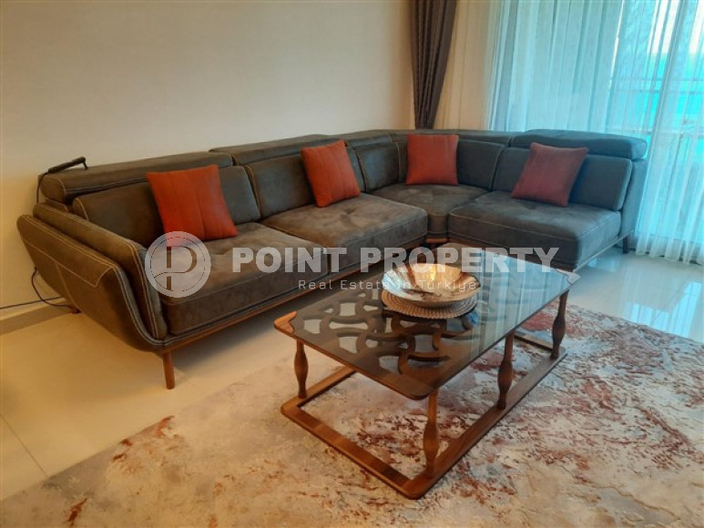 Видовая квартира с одной спальней, 70м², на первой береговой линии в элитном комплексе Каргыджака, Аланья-id-1654-фото-11