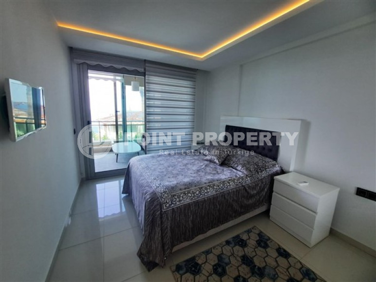 Видовая квартира с одной спальней, 70м², на первой береговой линии в элитном комплексе Каргыджака, Аланья-id-1654-фото-19