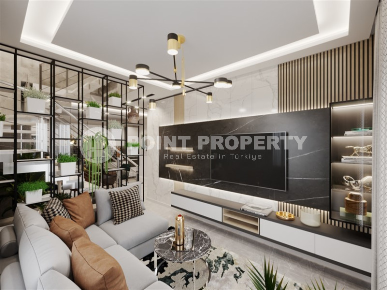 Квартиры на продажу в жилом комплексе на этапе строительства в районе Махмутлар, в 2500 метрах от моря. Беспроцентная рассрочка. 47- 100 м2.-id-1092-фото-19