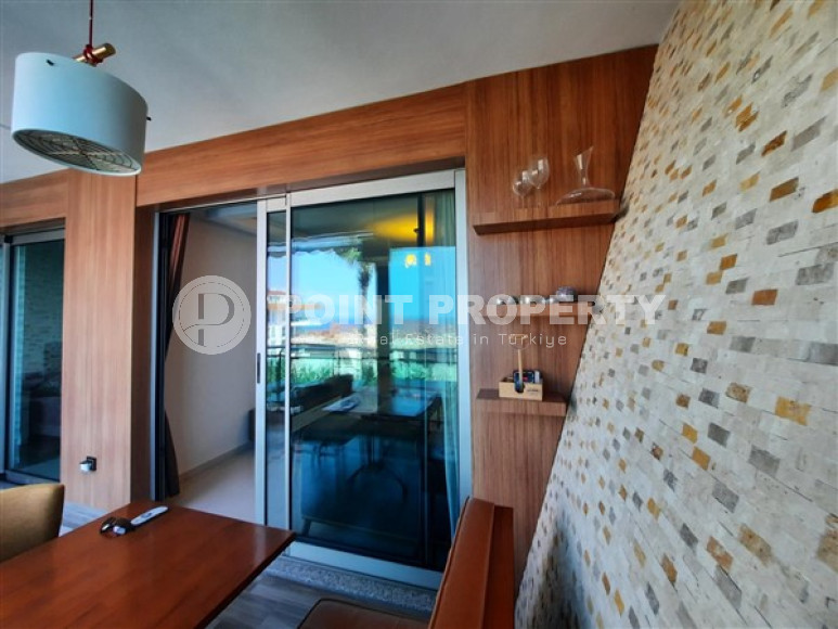 Видовая квартира с одной спальней, 70м², на первой береговой линии в элитном комплексе Каргыджака, Аланья-id-1654-фото-22