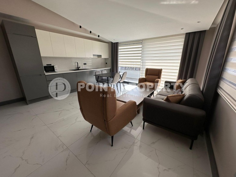 Квартира 2+1 с шикарным видом на море и крепость Алании!-id-8008-фото-3