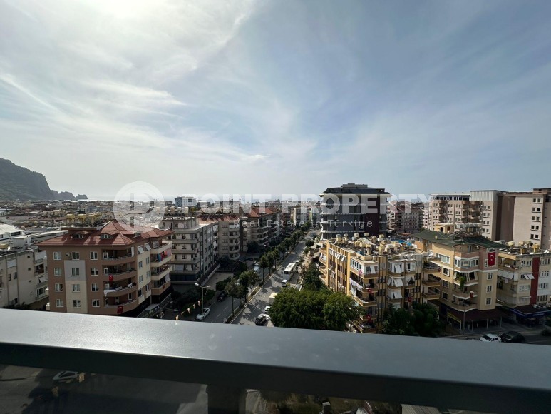 Квартира 2+1 с шикарным видом на море и крепость Алании!-id-8008-фото-12