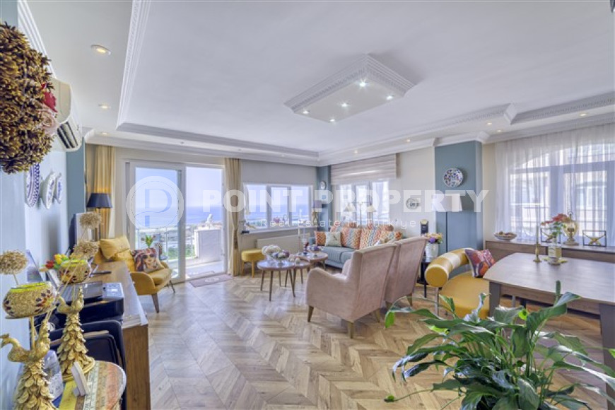 Трехкомнатная квартира, 115м², с дизайнерским интерьером в районе Алании Демирташ-id-1655-фото-6