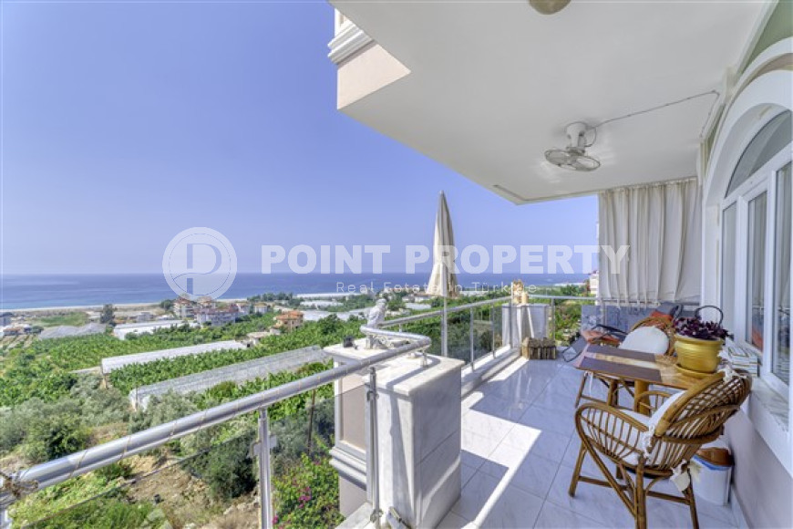 Трехкомнатная квартира, 115м², с дизайнерским интерьером в районе Алании Демирташ-id-1655-фото-10