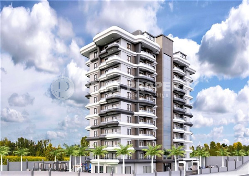 Apartment 1+1, 50m² in a premium complex under construction, in Avsallar, Alanya-id-1657-photo-2