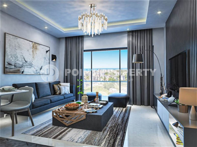 Apartment 1+1, 50m² in a premium complex under construction, in Avsallar, Alanya-id-1657-photo-12