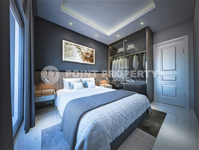 Apartment 1+1, 50m² in a premium complex under construction, in Avsallar, Alanya-id-1657-photo-14