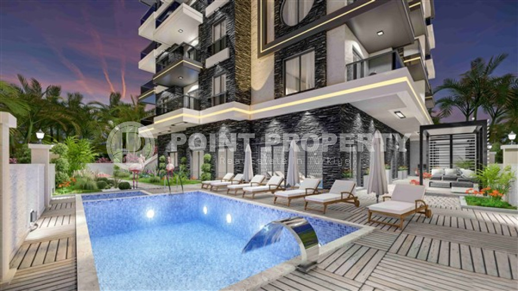 Two-room apartment, 55m², in a complex at the final stage of construction, in Mahmutlar, Alanya-id-1658-photo-4