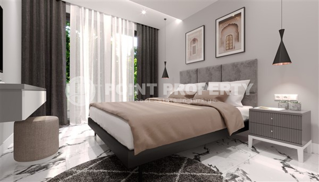 Two-room apartment, 55m², in a complex at the final stage of construction, in Mahmutlar, Alanya-id-1658-photo-24