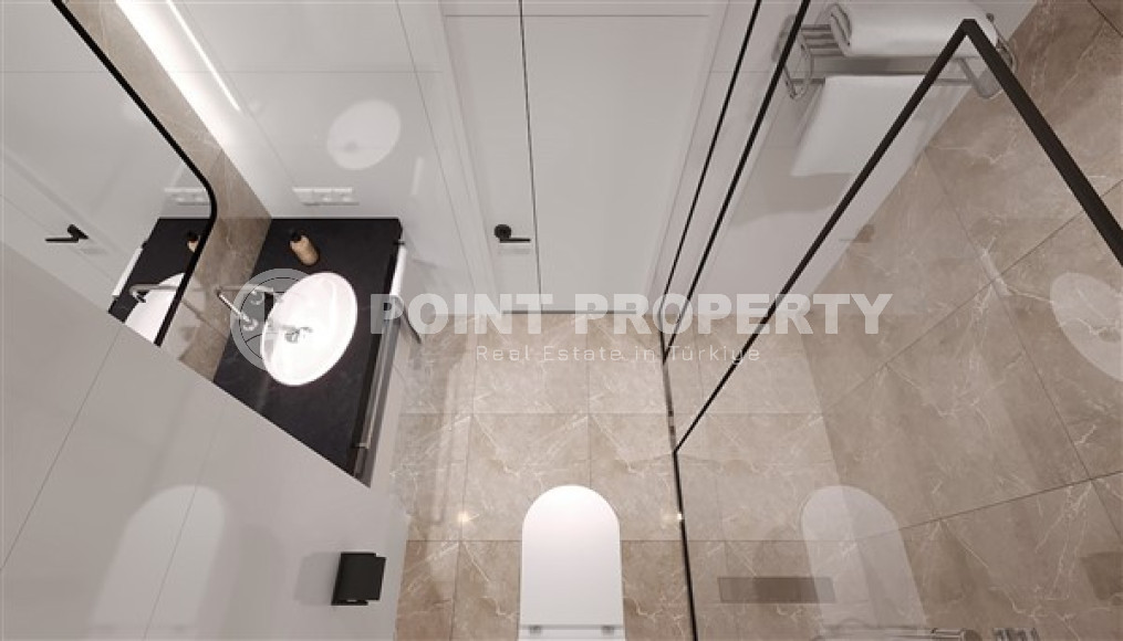 Two-room apartment, 55m², in a complex at the final stage of construction, in Mahmutlar, Alanya-id-1658-photo-27