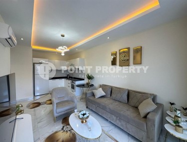 Квартира 1+1 с боковым видом на море в районе Кестель-id-8387-фото-2