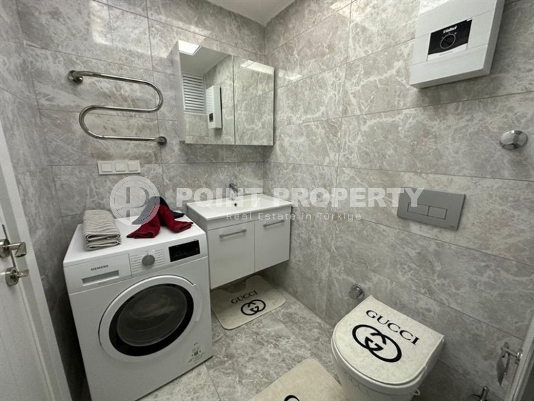 Квартира 1+1 с боковым видом на море в районе Кестель-id-8387-фото-8