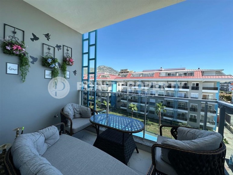 Квартира 1+1 с боковым видом на море в районе Кестель-id-8387-фото-10