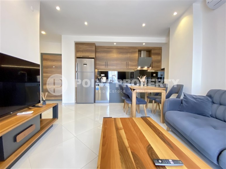 Квартира в элитном проекте Махмутлара всего в 550 метрах от моря-id-8394-фото-9