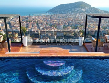 Новый проект в центре Аланьи: дуплексы и квартиры с садом в комплексе с развитой инфраструктурой-id-8395-фото-1