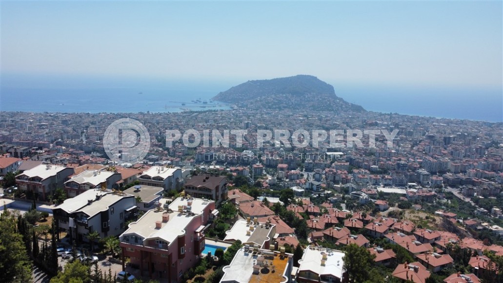 Садовый дуплекс с видами и инфраструктурой в центре Аланьи-id-8404-фото-14