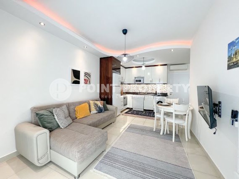 Просторная меблированная квартира вблизи от моря в популярном комплексе в Махмутларе-id-8416-фото-3