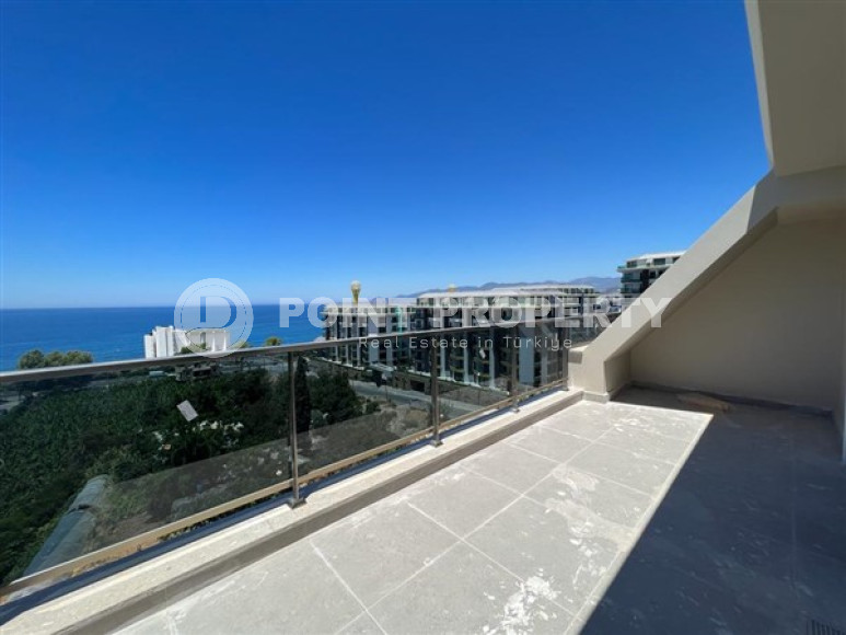 Пентхаус с тремя спальнями, 157м², в новом элитном комплексе в 300м от моря в Каргыджаке, Алания-id-1661-фото-21