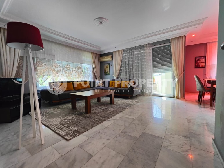 Очаровательная и большая квартира, верхняя Оба, с балконами на первом этаже, площадью 110 м2-id-2810-фото-4