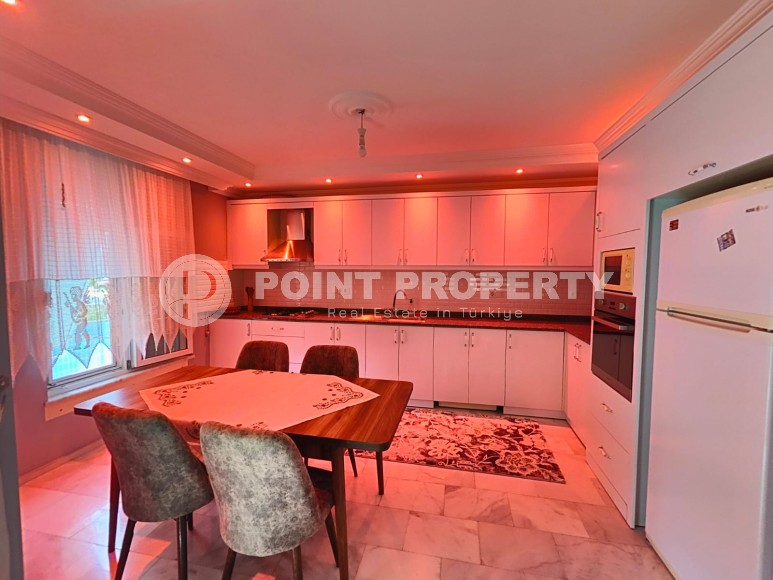 Очаровательная и большая квартира, верхняя Оба, с балконами на первом этаже, площадью 110 м2-id-2810-фото-5