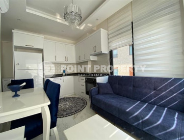 Меблированная двухкомнатная квартира 1+1, в новой резиденции в 250м от моря в районе Кестель, Алания-id-1662-фото-3