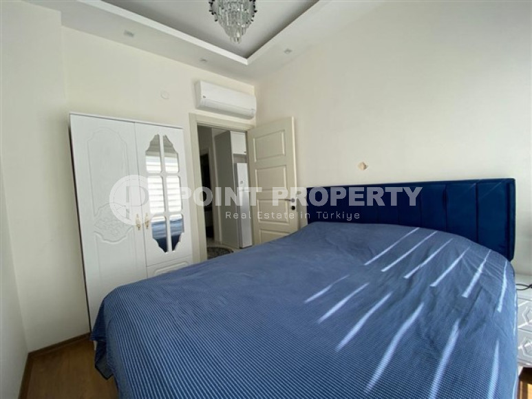 Меблированная двухкомнатная квартира 1+1, в новой резиденции в 250м от моря в районе Кестель, Алания-id-1662-фото-10