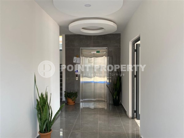 Меблированная двухкомнатная квартира 1+1, в новой резиденции в 250м от моря в районе Кестель, Алания-id-1662-фото-17