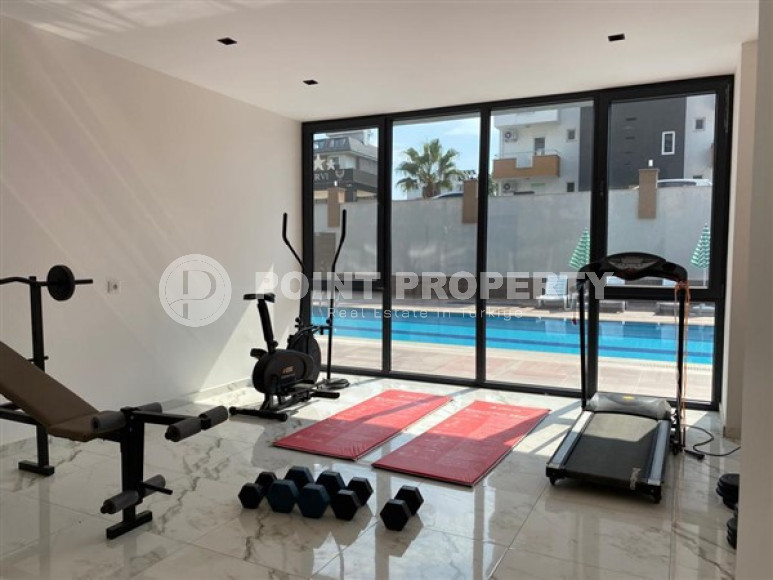 Меблированная двухкомнатная квартира 1+1, в новой резиденции в 250м от моря в районе Кестель, Алания-id-1662-фото-19